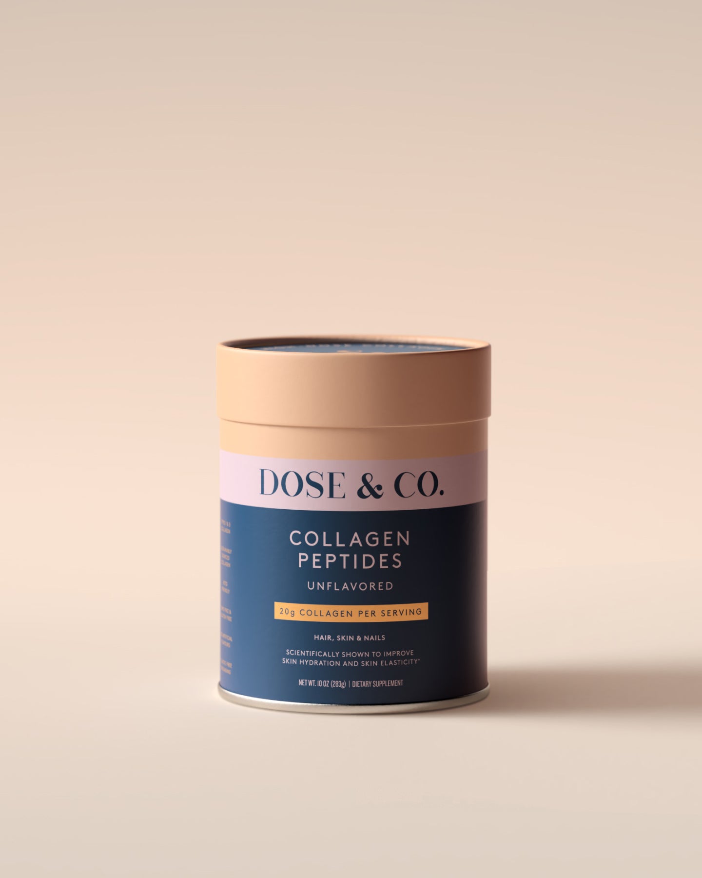 Pure Collagen Peptides Unflavored, Dose & Co
