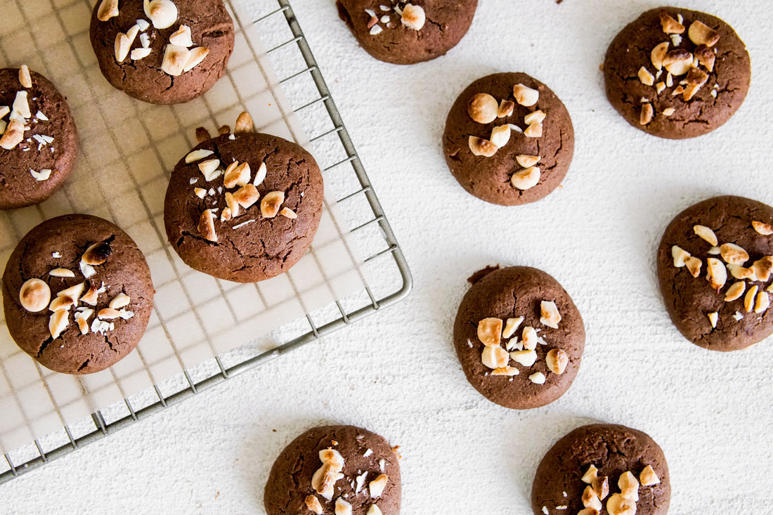 Double Chocolate Chickpea Cookies